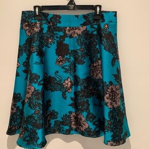 Brocade gothic midi skirt size XL